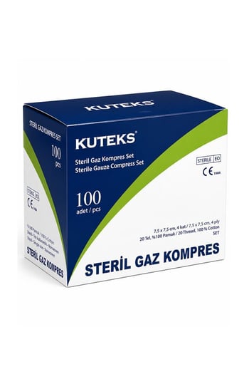 Kuteks Gaz Kompres 7,5 X 7,5 Cm 100 Lu Paket
