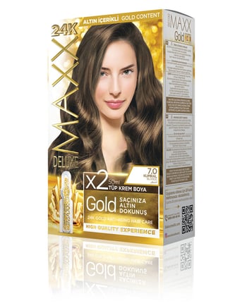 Maxx Deluxe Gold Beauty Set Boya 7.0 Kumral