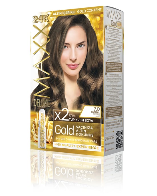 Maxx Deluxe Gold Beauty Set Boya 7.0 Kumral
