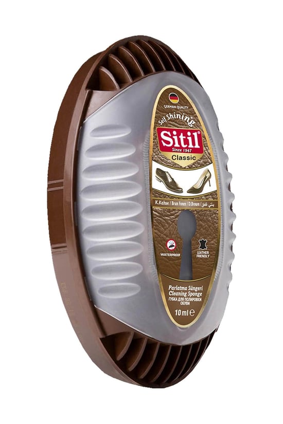 Sitil Classic Hazneli Parlatıcı Sünger Koyu Kahverengi 10 Ml