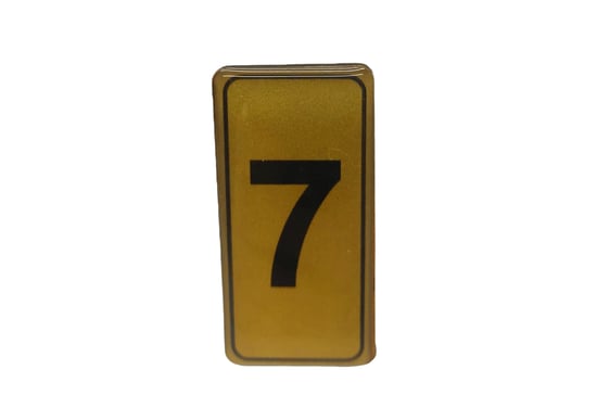 Kapı Numarası No-7 Silikonlu Yapışkanlı
