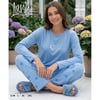 Lana 630-218 Milan Soft Bis.yaka Pijama Takımı