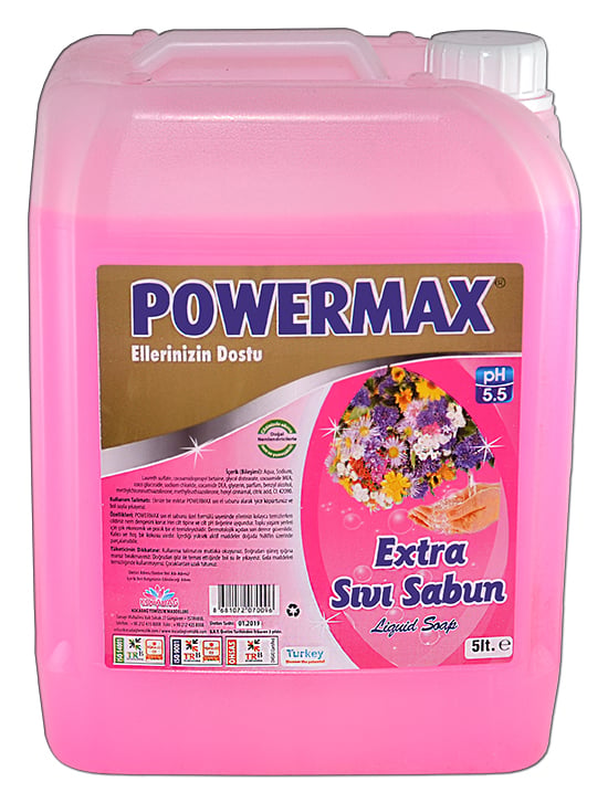 Powermax Extra Sıvı Sabun 5 Kg