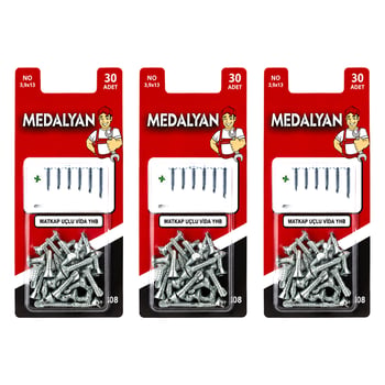 Medalyan Dl-08 ( 3.9x13 ) ( 30pcs ) Matkap Uçlu Vida Yhb