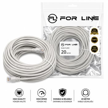 For Line 20m Cat6 Patch Kablo