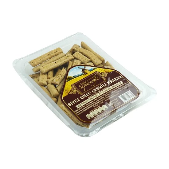 Kastamonu Meşhur Sepetçioğlu Siyez Unlu Çeşnili Kraker 200g