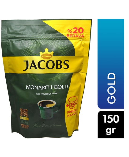Jacobs Monarch Gold Çözünebilir Kahve 150 Gr