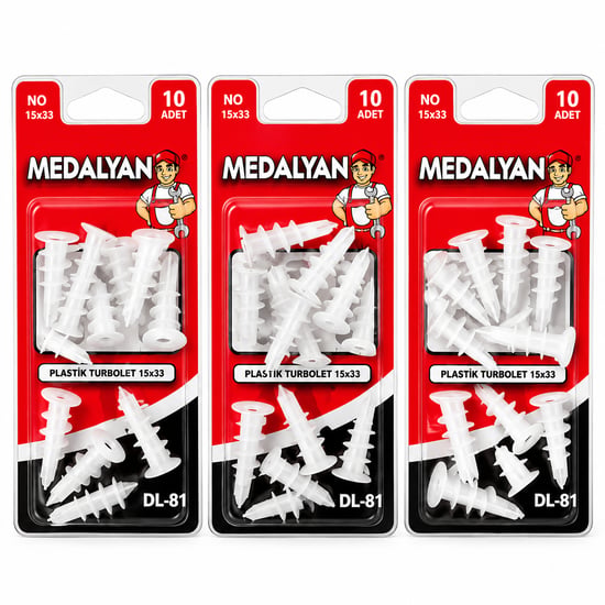 Medalyan Dl-87 ( 15x33 ) Plastik Turbolet