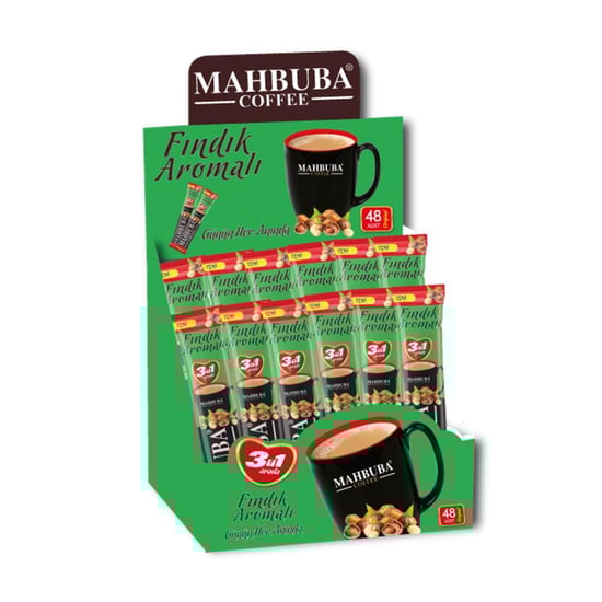 Mahbuba 3ü1 Arada Fındıklı Hazır Kahve 48x17gr