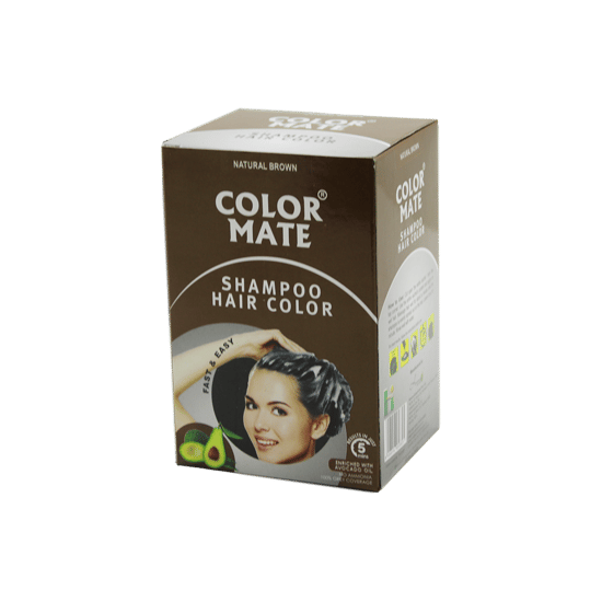 Color Mate ( 10pcs ) ( Kahverengi ) Saç Boyama Şampuanı