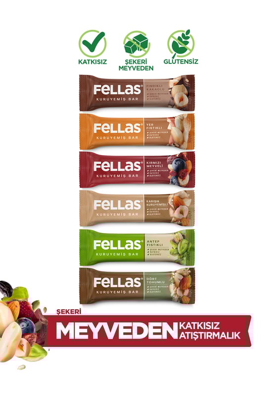Fellas Kuruyemiş Bar Deneme Paketi X 6
