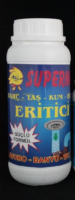 Supermax Lavabo Wc Harç Taş Kum Beton Eritici 1 Kg