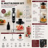 Sinbo Shb-7529 ( 2hız Ayar & Paslanmaz Çelik Bıçak ) El Multi Blender Seti ( 700ml Hazneli )