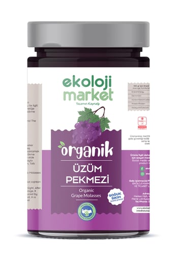 Organik Cold Press Üzüm Pekmezi 640 Gr.