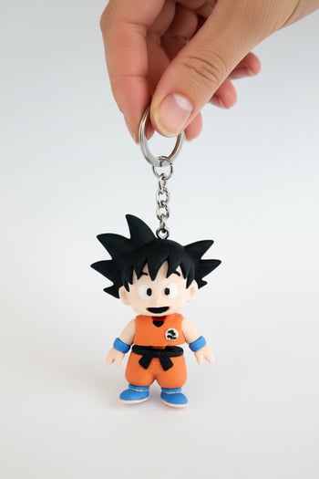 Sangoku Figürlü Hareketli Anahtarlık