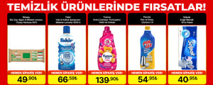 Temizlik Ürünlerinde Dev Fırsatlar! kampanya resmi