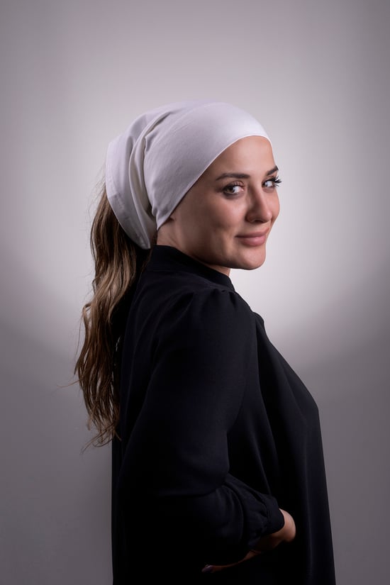 Hürrem Bone Krem Pratik Hazır Geçmeli İç Bone Viskon Kumaş Dikişsiz Boru Bone 3006_40