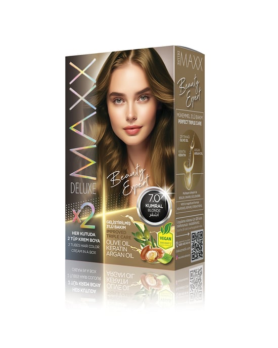 Maxx Deluxe Beauty Expert Set Saç Boyası 7.0 Kumral