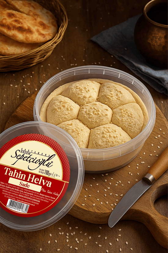 Kastamonu Meşhur Sepetçioğlu Kürek Sade Tahin Helva 700g