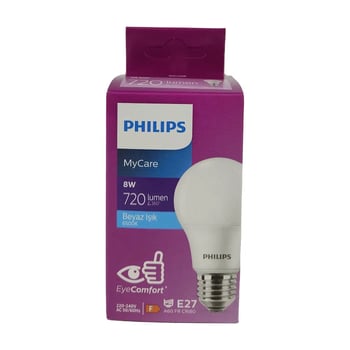 PHILIPS LED AMPÜL 8 W BEYAZ *12
