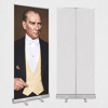Atatürk Poster Baskılı Roll Up Banner 100x200cm No:2