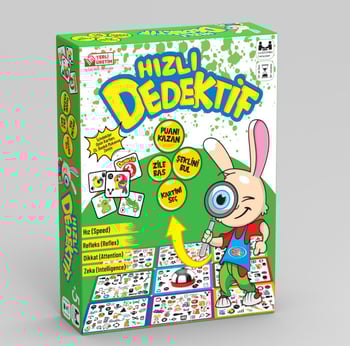 Hızlı Dedektif Hız Refleks Dikkat Zeka Eğitici Kutu Oyunu