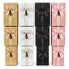 İ12-086 (3pcs) (d.dörtgen) (parlak Mix Renkli & Kabartma Desen) Karton Hediye Kutusu (kurdelalı) (22.5x15.5-20.5x13.5-18.5x11.5cm)