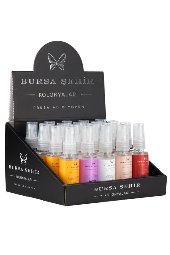 Kolonya Seti, 45 Ml, (altın Limon, Misi Siyah İncir Çiçeği, Yeşil Beyaz, İpek Yolu, İznik Bahçeleri)