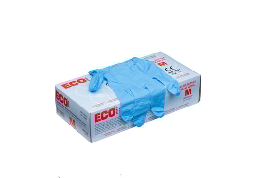 Eco Nitril Mavi Eldiven L 100lü
