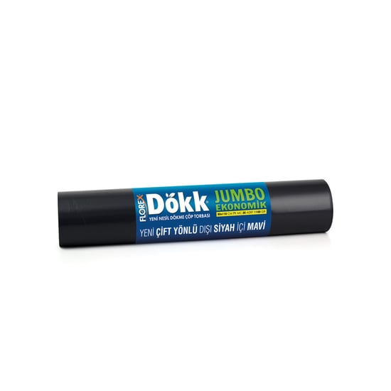 Florex-619 Dökk ( Eco Jumbo Çift Yönlü ) ( 20pcs ) 80x110cm Çöp Torbası