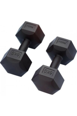 Mrt Spor ( 6kg ) Plastik Köşeli Dambıl ( 2pcs )