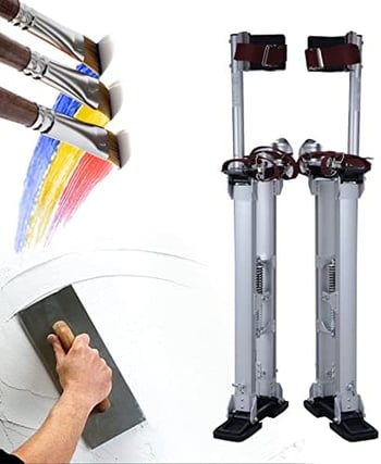 Asvera Alüminyum Alçıpan Boyacı Ayaklığı 61-102 Cm Ayarlanabilir Sıva Bacağı