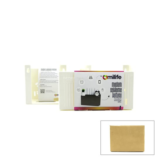 Omilife Modem Saklama Kutusu Plastik ( 25x15x6cm)