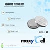 Maxycell 6 Adet Cr1220 Dl1220 1220 Lır1220 3v Maxycell Lityum Pil Lityum Düğme Pil