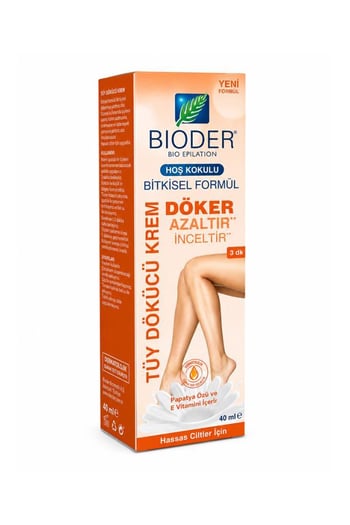 Bioder Tüy Dökücü Krem Hassas Ciltler 40 Ml