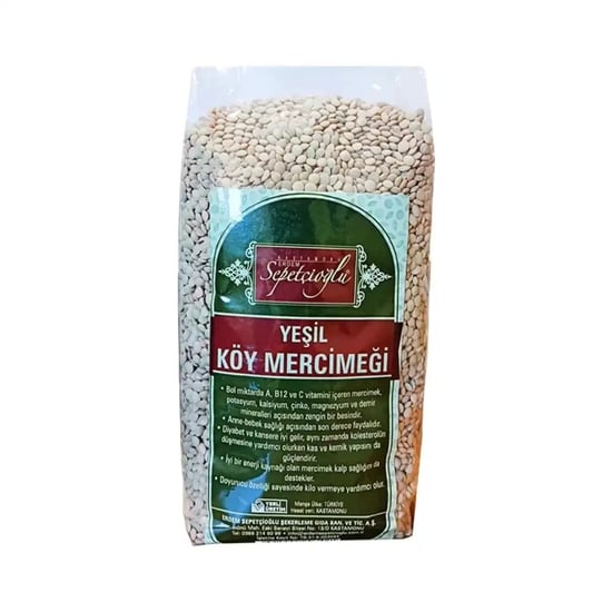 Kastamonu Meşhur Sepetçioğlu Yeşil Köy Mercimeği 1000g