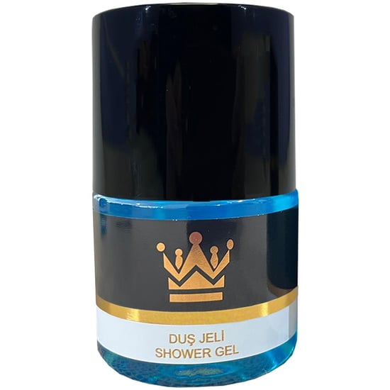 Private 100 Adet Standart otel Duş Jeli Geniş Kapak Yaldızlı 50 Ml Silindir Şişe Tek Kullanımlık Kullan At