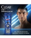 Clear Şampuan 350 ml  Men 3 In 1 Şampuan & Duş Jeli Arındırıcı Kömür Saç Yüz Vücut Için