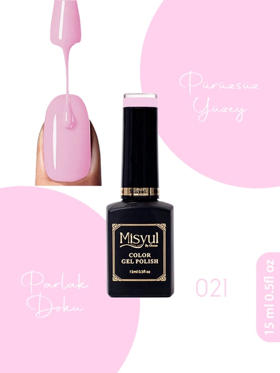 Misyul Uv Led Kalıcı Oje Nail Art 15 Ml 021