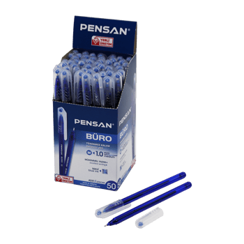 Pensan Büro ( Mavi ) Tükenmez Kalem ( M-medium & 1.0mm Uç )