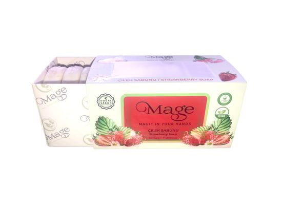 Mage Doğal Çİlek Sabunu 160gr- 8x20 Gr