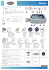Lay-z-spa 6001q San Francisco Smart Hydrojet Pro Enerji Tasarruflu Şişme Spa Havuzu, Mobil Uygulama Kontrollü, 5-7 Kişilik