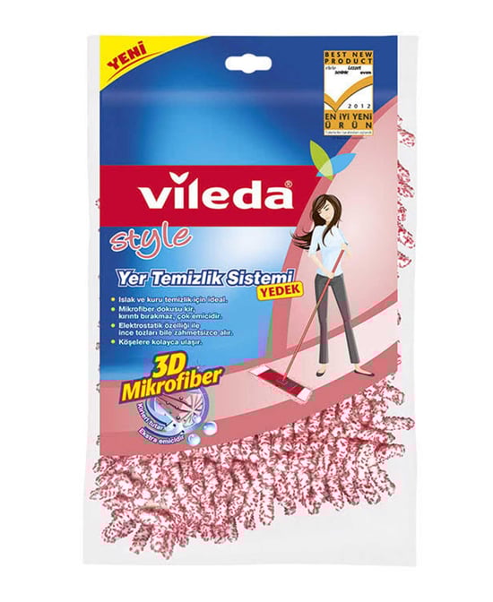 Vileda Style Yer Temizlik Sistemi Yedek Bez