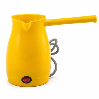 Awox Caffeen ( Sarı ) Elektrikli Cezve ( Türk Kahvesi ) Makinesi ( Plastik ) ( Çift Ağız ) ( 0.4lt & 5 Fincan ) ( 1000w )