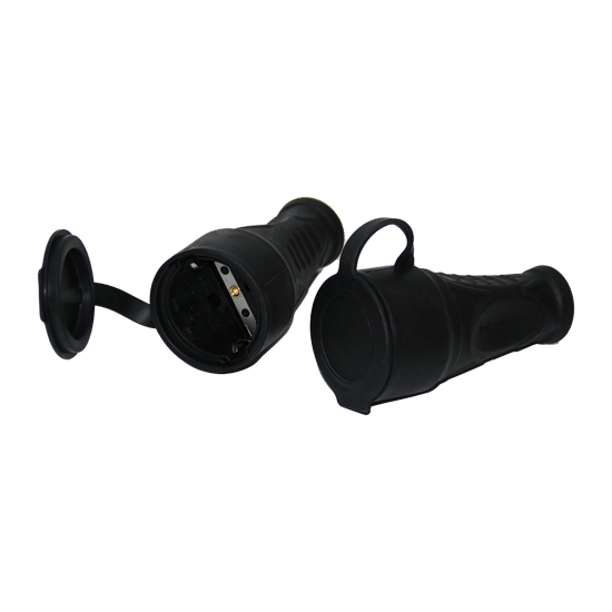 Pera Wt Kp-1161 ( Kauçuk ) ( Dişi ) Topraklı Fiş ( 1x16a ) ( Kaucuk )