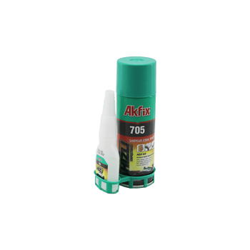 Akfix-705 Ga-060 ( 200ml+50gr=brüt ) ( Hızlı ) Yapıştırıcı (mdf-ahşap-metal-mermer-granit-deri-kauçuk-plastik-doğal Taş)
