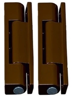 Düz Metal ( Kahverengi & Metal ) ( 75mm & Pvc Pencere ) Menteşe