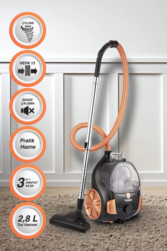 Sinbo Svc-8613 Elektrikli Süpürge - Rose Gold