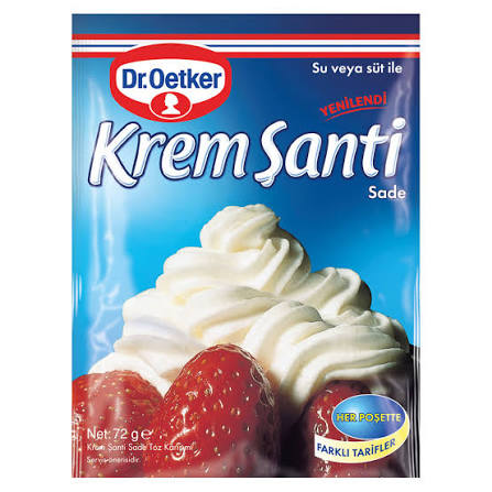 Dr. Oetker Krem Santı Sade Teklı Poset 72gr