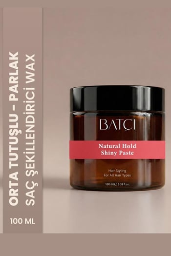 Batçı Saç Şekillendirici Orta Tutuşlu Parlak Wax Shiny Paste 100 Ml